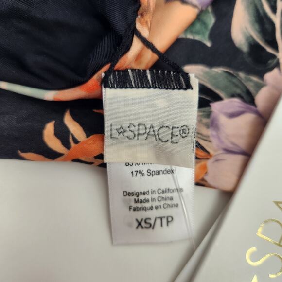 L*Space Cabana Bitsy Bikini Bottom in Forget Me Not Floral Size XS NWT - Picture 5 of 5